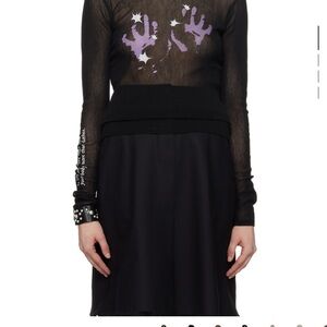 OUR LEGACY Black Super Slim Long Sleeve T-Shirt